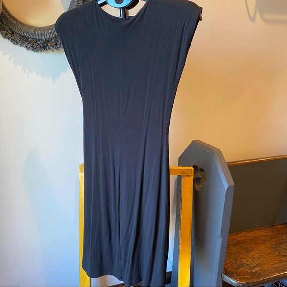 Black Wrap Dress - Picture 4 of 4